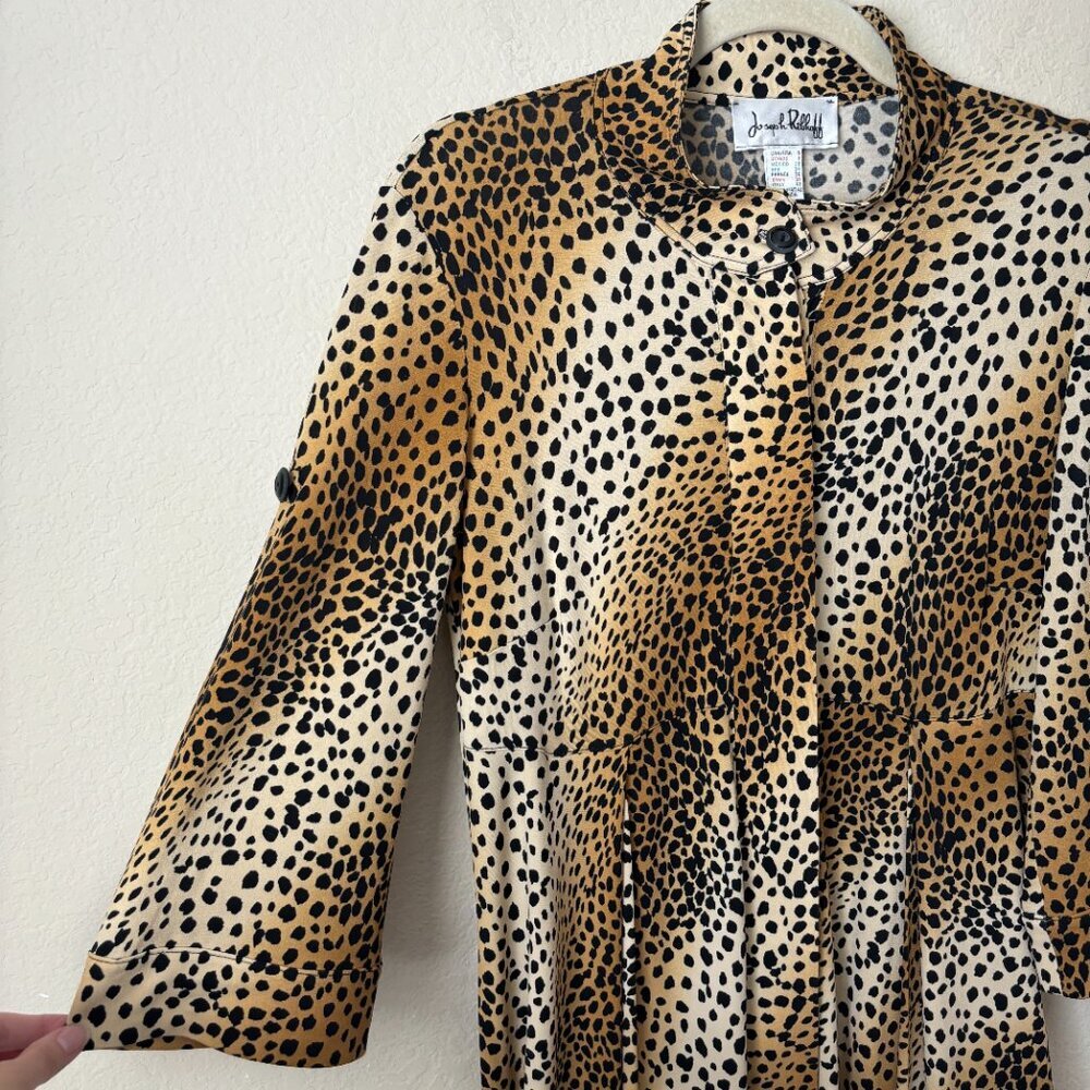 Joseph Ribkoff Cheetah Leopard Print Button Front… - image 6